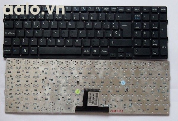 Bàn phím laptop Sony Vaio  VPC-EB VPCEB VPC EB Series Spanish SP Black Laptop Keyboard Teclado- keyboard Sony
