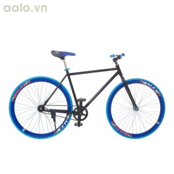 Xe đạp Fixed Gear Single (Đen phối xanh)  
