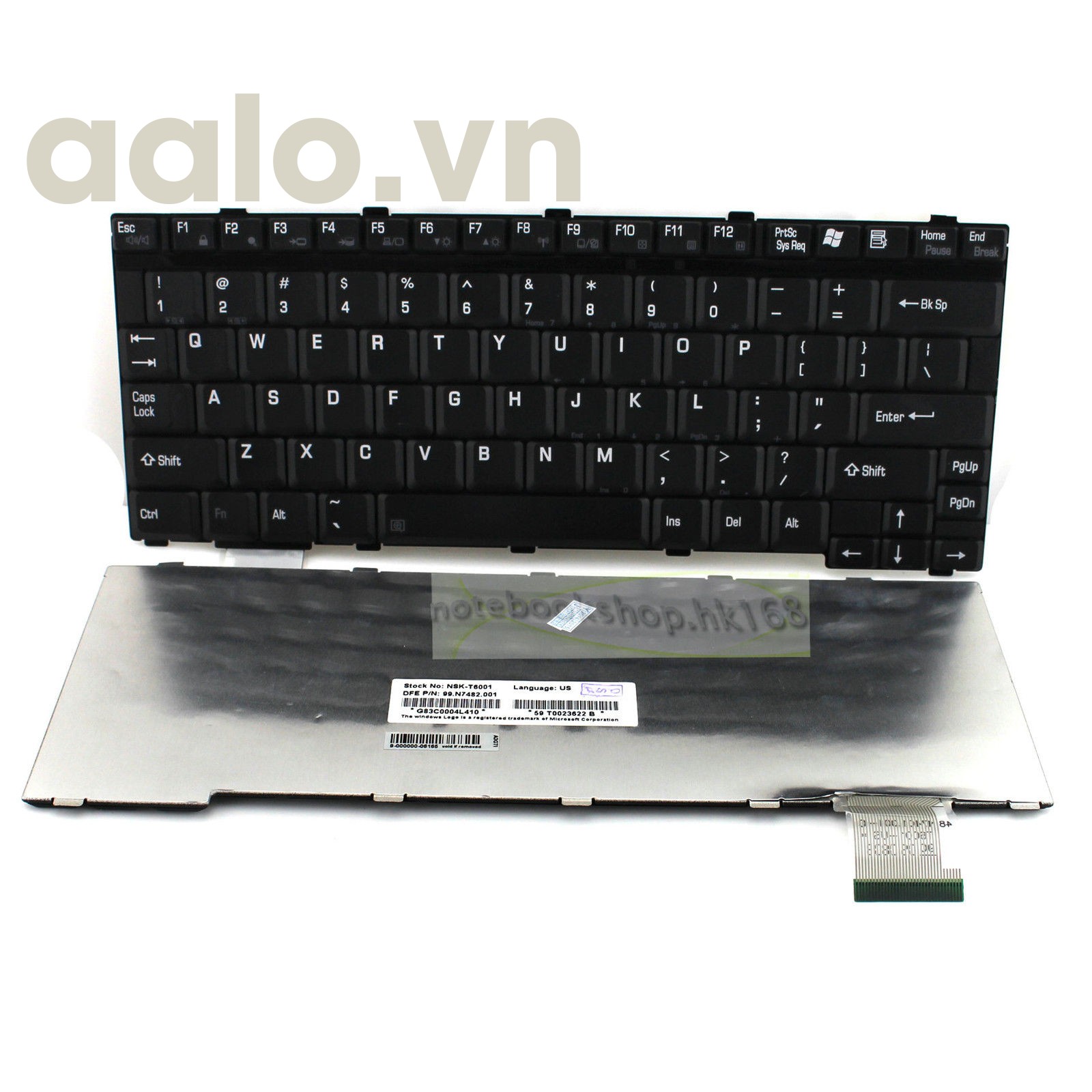 Bàn phím laptop TOSHIBA U305, U300, M600 - Keyboard TOSHIBA