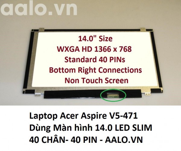Màn hình laptop Acer Aspire V5-471