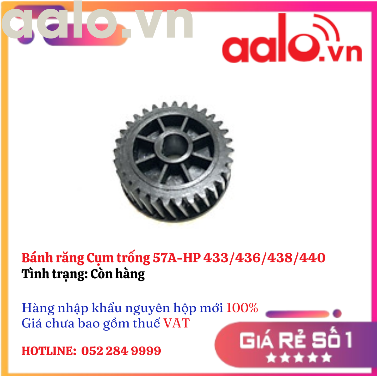 Bánh răng Cụm trống 57A-HP 433/436/438/440