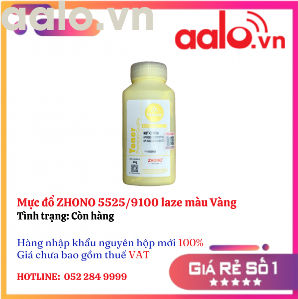 Mực đổ ZHONO 5525/9100 laze màu Vàng