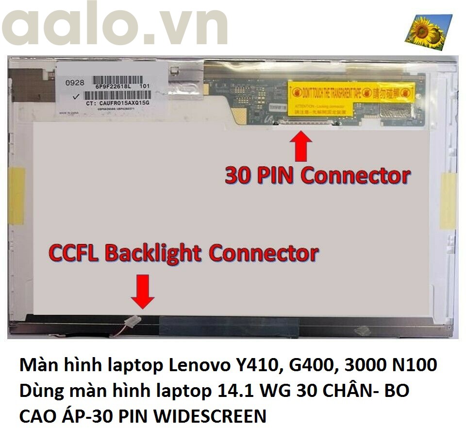Màn hình laptop Lenovo Y410, G400, 3000 N100