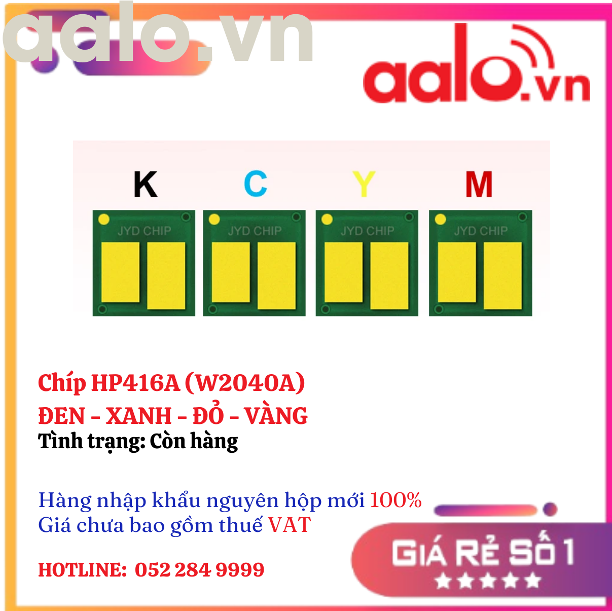 Chíp HP416A (W2040A) ĐEN - XANH - ĐỎ - VÀNG