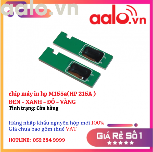 chip máy in hp M155a(HP 215A ) ĐEN - XANH - ĐỎ - VÀNG