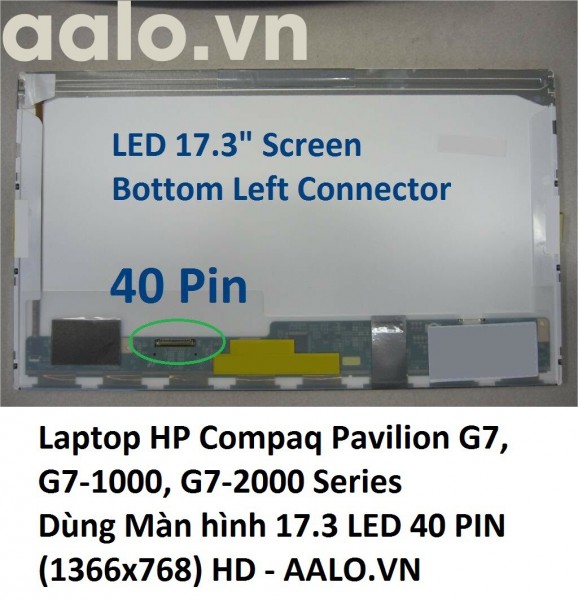 Màn hình laptop HP Compaq Pavilion G7, G7-1000, G7-2000 Series