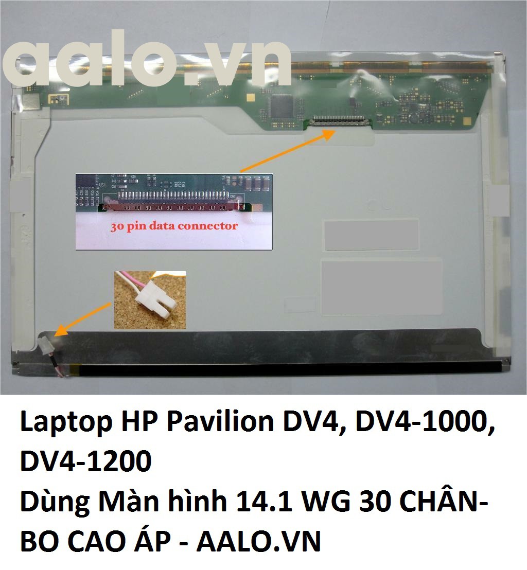 Màn hình laptop HP Pavilion DV4, DV4-1000, DV4-1200