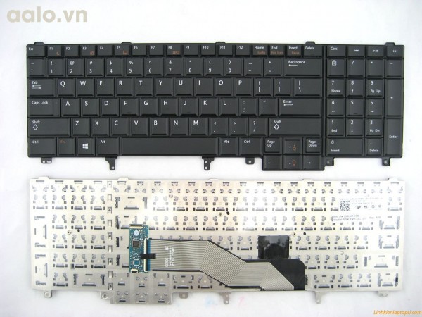 Bàn phím laptop Dell Latitude E6520, E5520, M4600, M6700  - Keyboad Dell