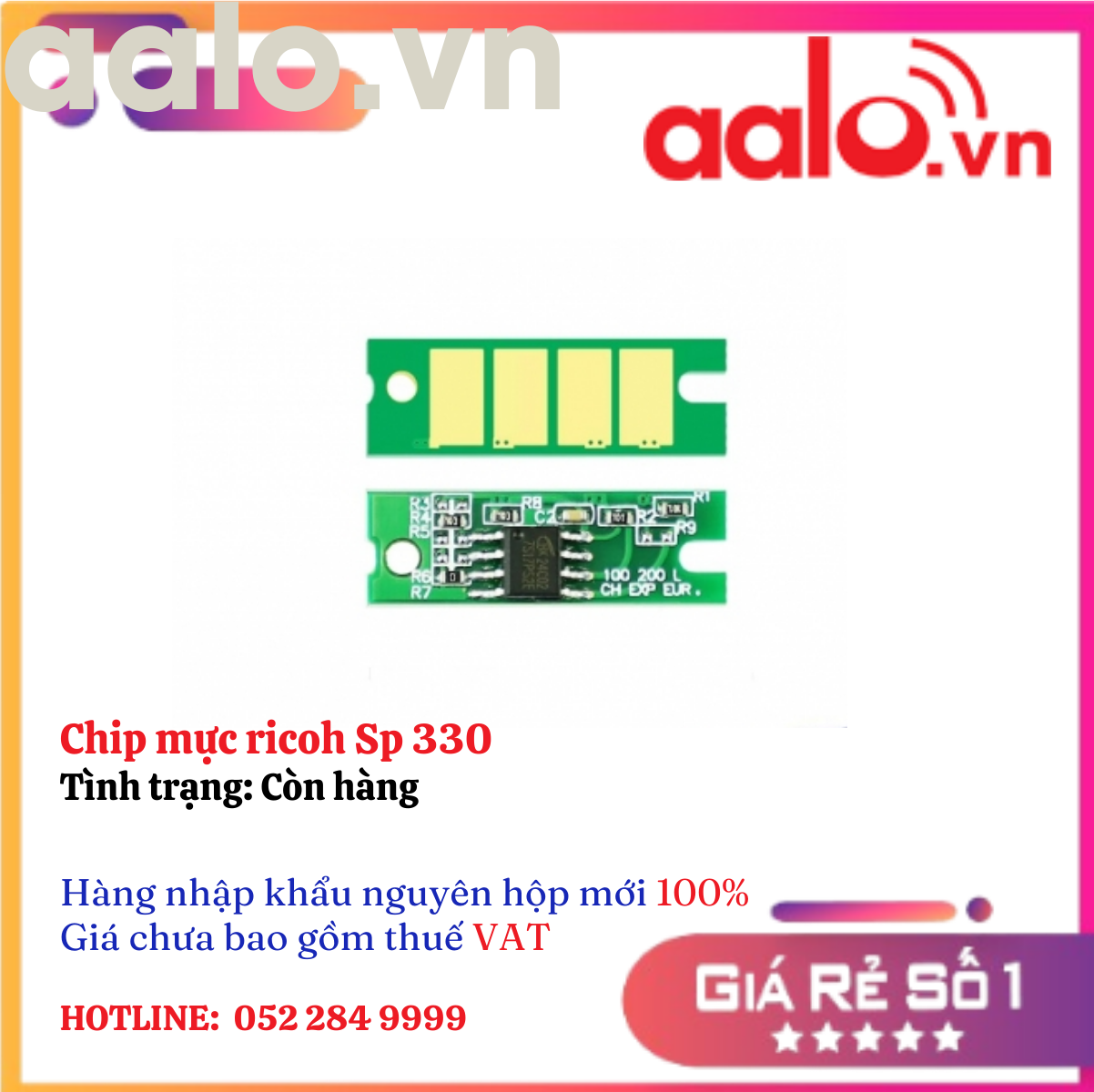 Chip mực ricoh Sp 330