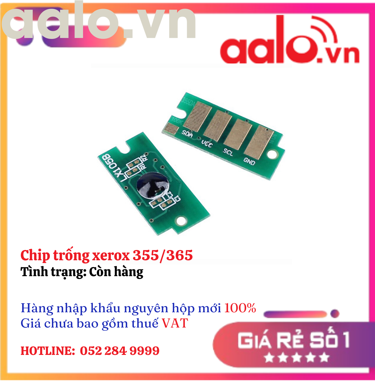 Chip trống xerox 355/365