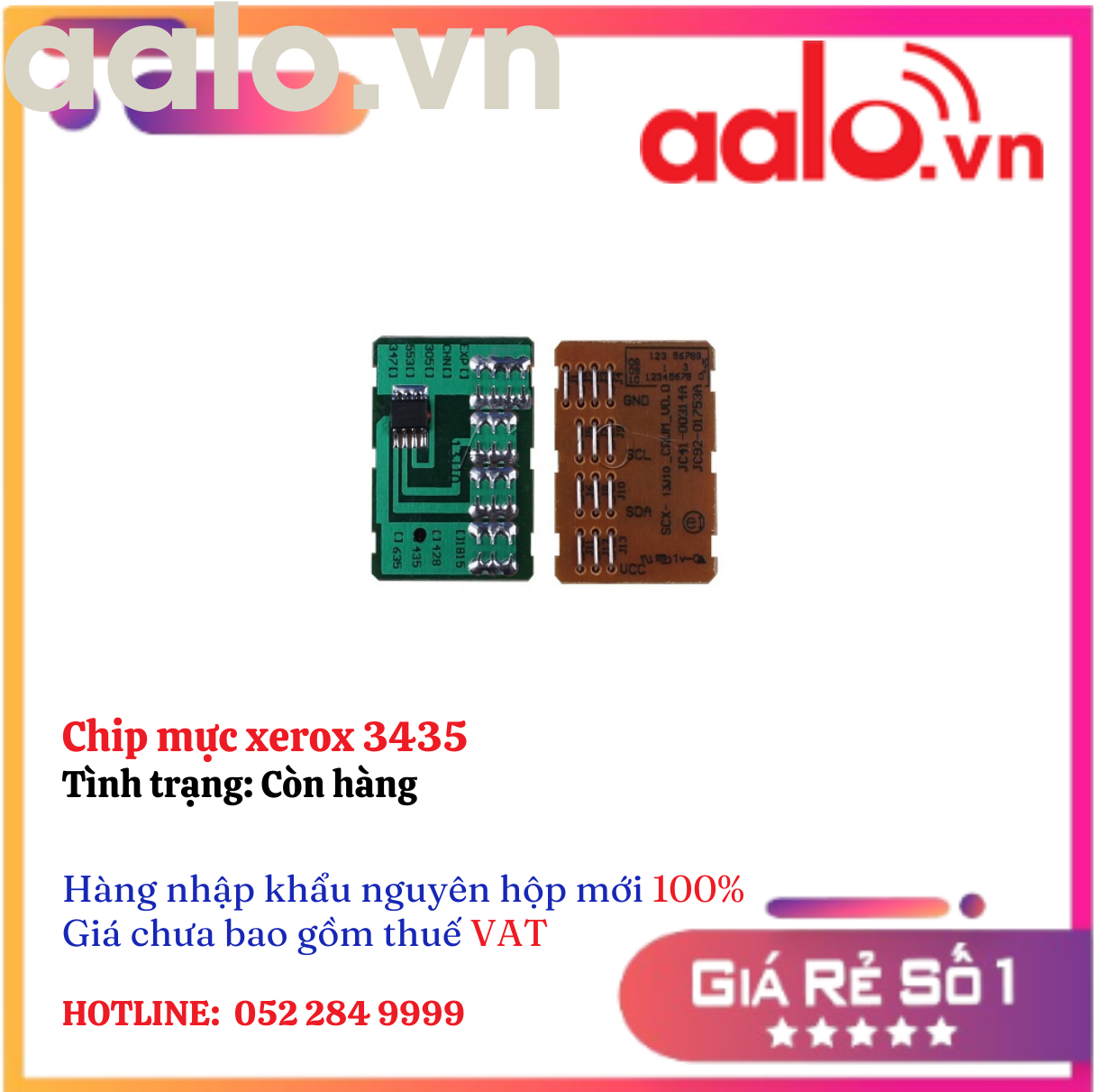 Chip mực xerox 3435