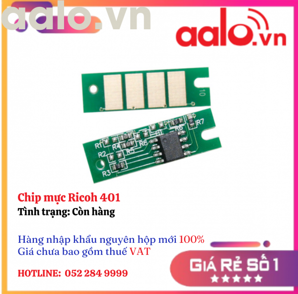 Chip mực Ricoh 401