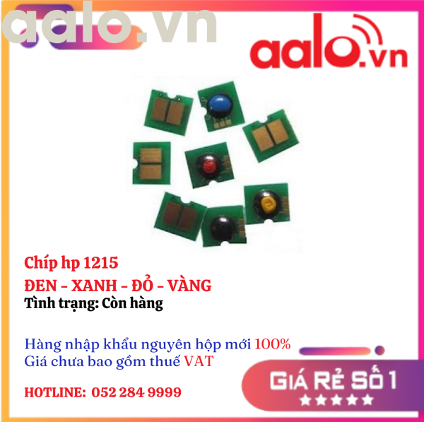 Chíp hp 1215  ĐEN - XANH - ĐỎ - VÀNG