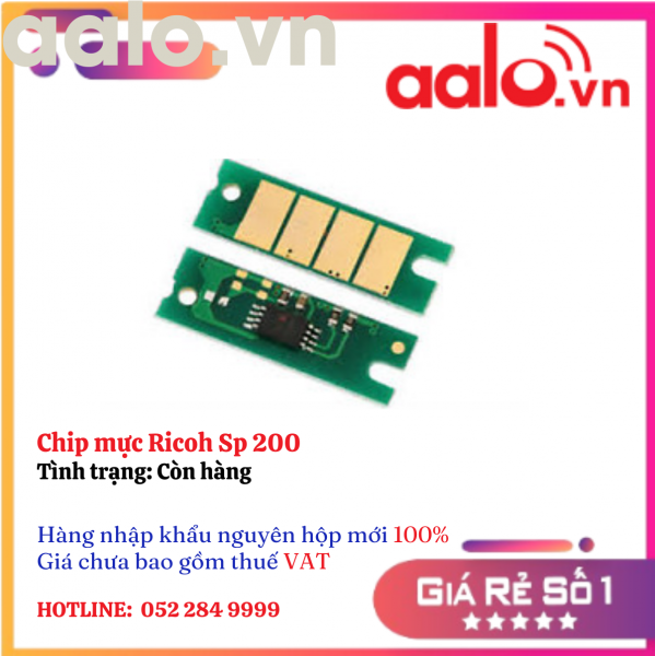 Chip mực Ricoh Sp 200