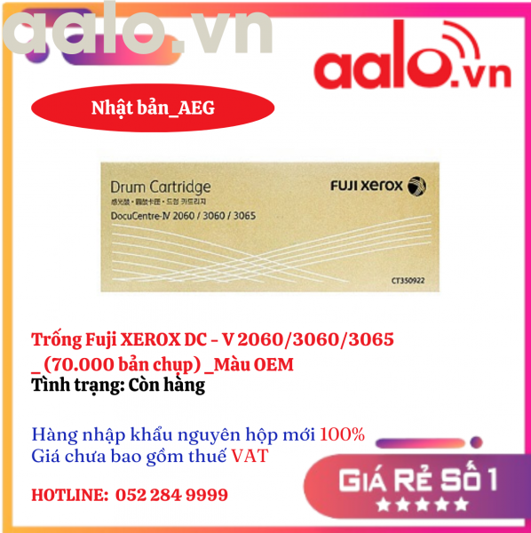 Trống  Fuji XEROX DC - V 2060/3060/3065 _ (70.000 bản chụp) _Màu OEM _ Nhật bản_AEG