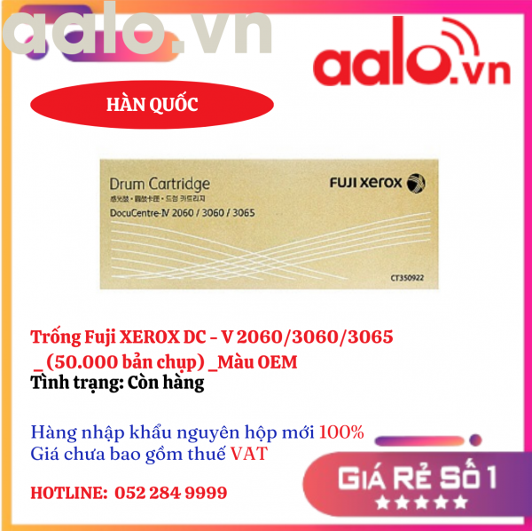 Trống  Fuji XEROX DC - V 2060/3060/3065 _ (50.000 bản chụp) _Màu OEM _Hàn Quốc 