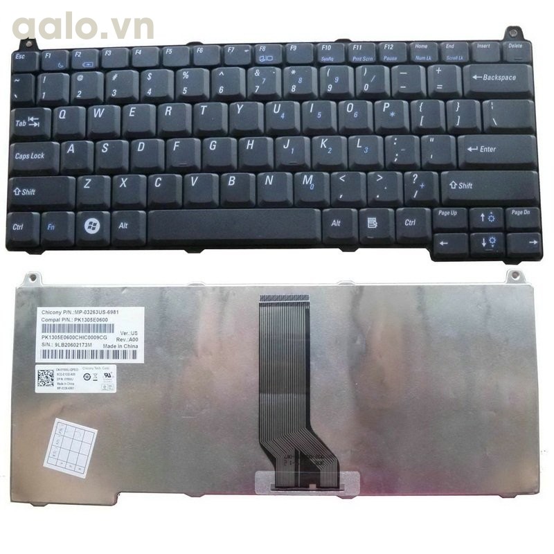 Bàn phím laptop Dell VOSTRO 1510, 1520, 1310, 1320, 2510 - Keyboard Dell