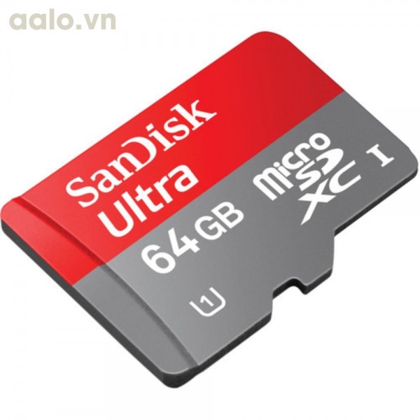 Thẻ nhớ Sandisk Ultra microSDXC UHS-I Card / 64 GB