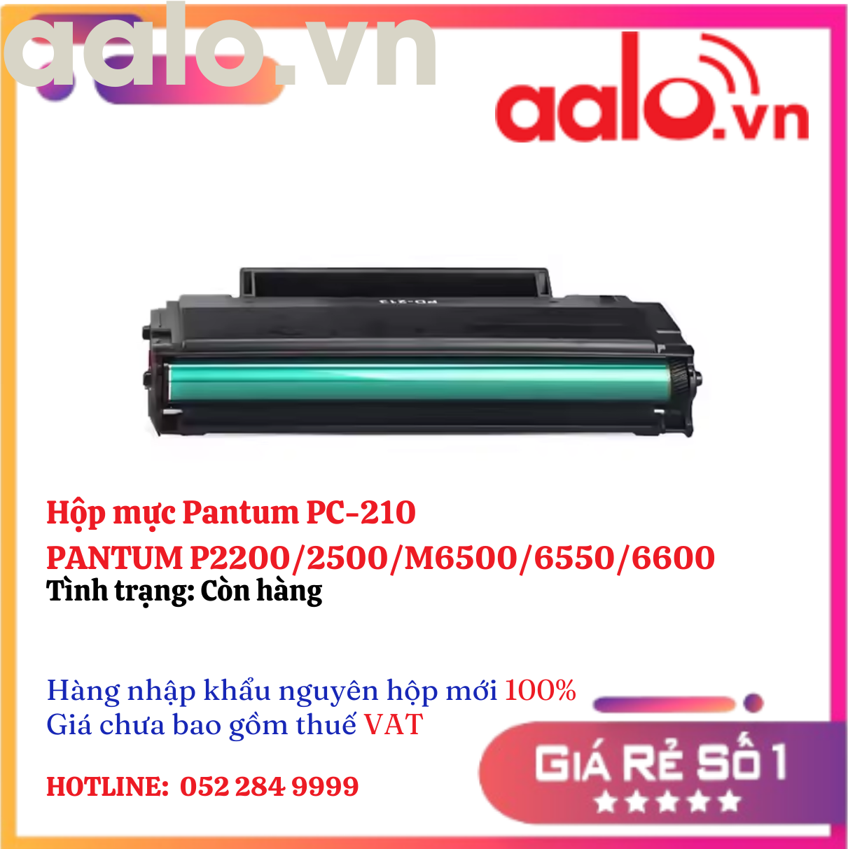 Hộp mực Pantum PC-210 PANTUM P2200/2500/M6500/6550/6600