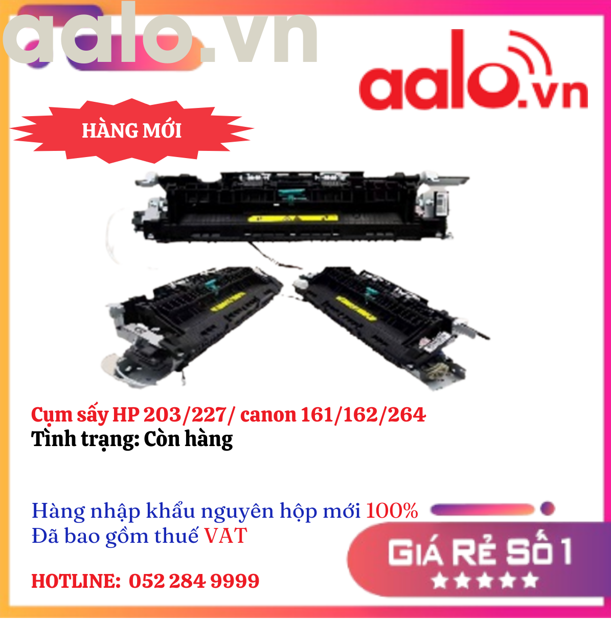 Cụm sấy HP 203/227/ canon 161/162/264 - HÀNG NHẬP KHẨU MỚI