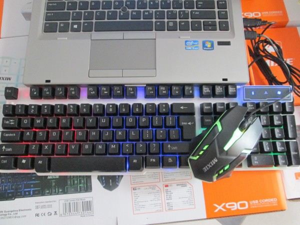 Bộ bàn phím giả cơ và chuột chuyên Game MIXIE X90 - Có led