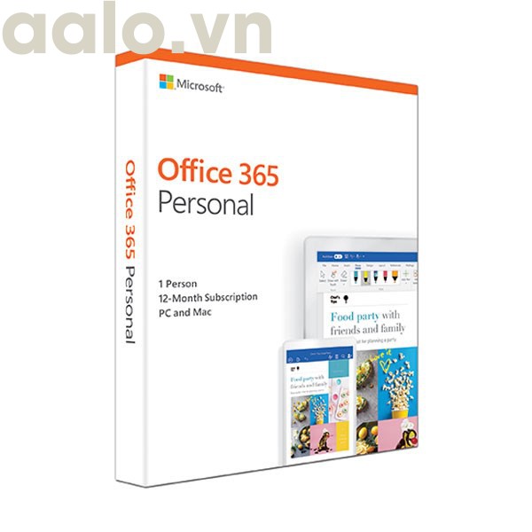 phần mềm Office 365 Personal 32/64bit 1 năm 