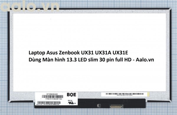 Màn hình Laptop Asus Zenbook UX31 UX31A UX31E