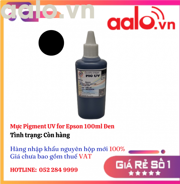 Mực Pigment UV for Epson 100ml  Đen