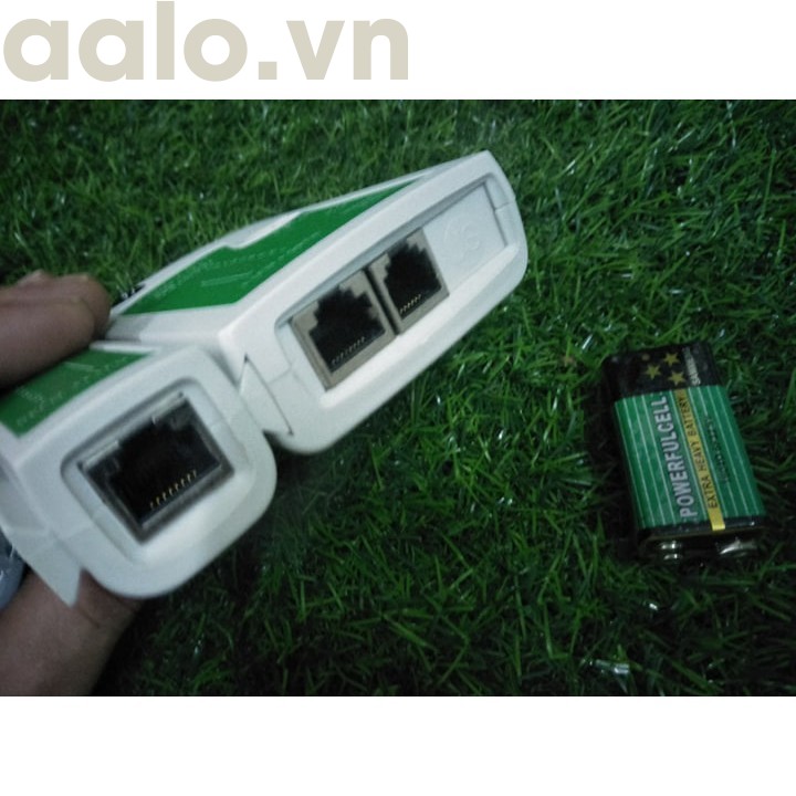 Bộ test mạng RJ45 và RJ11 ( kèm pin loại tốt siêu bền) - aalo.vn