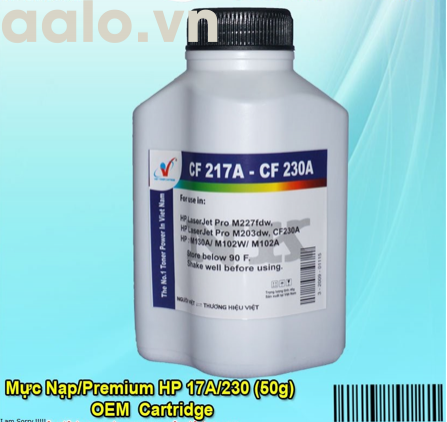 MỰC NẠP PREMIUM HP CF217A/230 - AALO.VN
