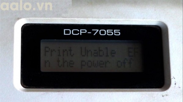 Sửa máy in Brother báo lỗi Print unable 0B