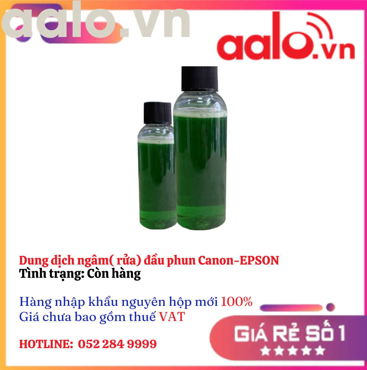 Dung dịch ngâm( rửa) đầu phun Canon-EPSON