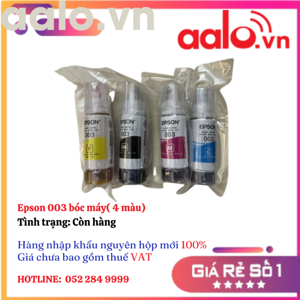 Epson 003 bóc máy( 4 màu)