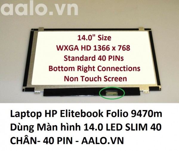 Màn hình Laptop HP Elitebook Folio 9470m