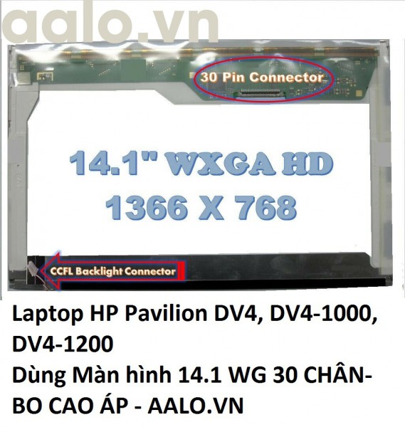 Màn hình laptop HP Pavilion DV4, DV4-1000, DV4-1200