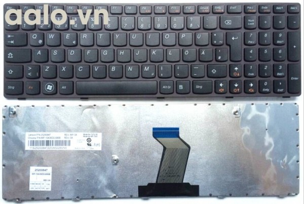 Bàn phím Lenovo B570 B590 Z565 Z570 Z575 V570A V570G B575 - Keyboard Lenovo