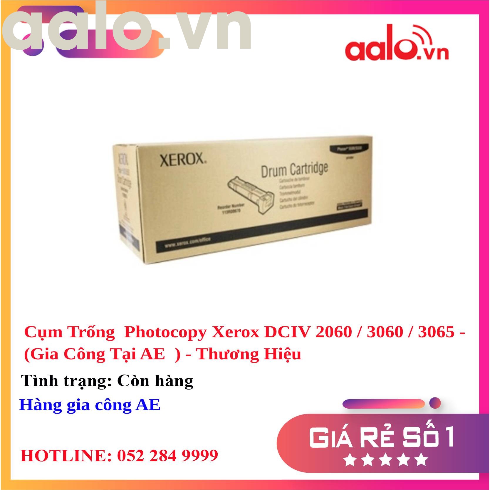 Cụm Trống  Photocopy Xerox DCIV 2060 / 3060 / 3065 - (Gia Công Tại AE  ) - Thương Hiệu