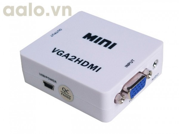 Bộ chuyển VGA ra HDMI ( bộ nhựa bản to )