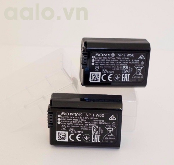 Pin Laptop Sony2x Sony NP-FW50 Batteries for Sony A7 A7R A7S - Battery Sony