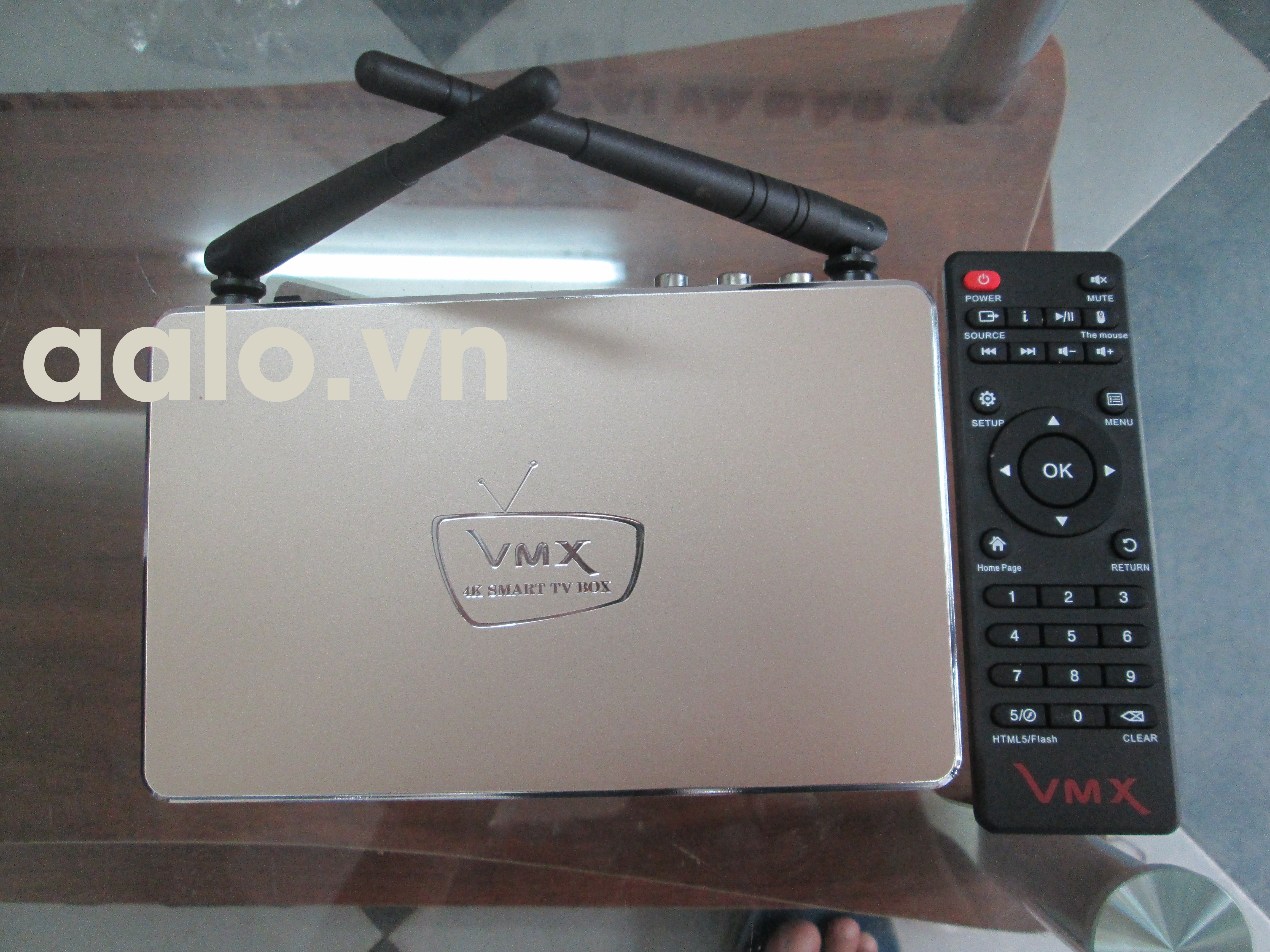 Android tivi box VMX - Smartbox biến tivi thường thành TV thông minh(Vàng)