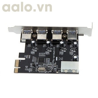 Card PCIEX - USB 4 port 3.0 ( chân nhỏ )