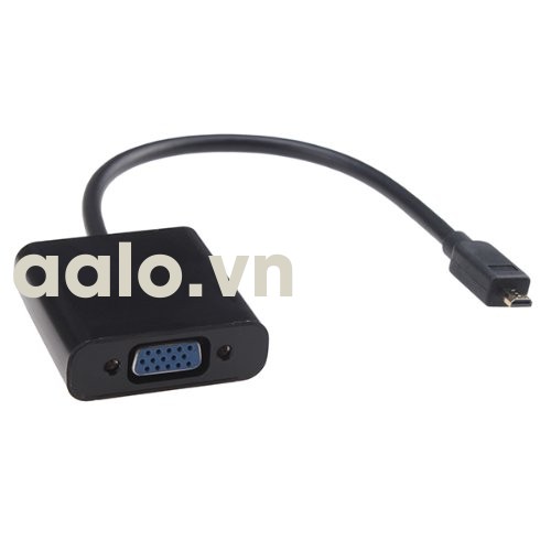  Cable Micro HDMI to VGA 20cm + audio box
