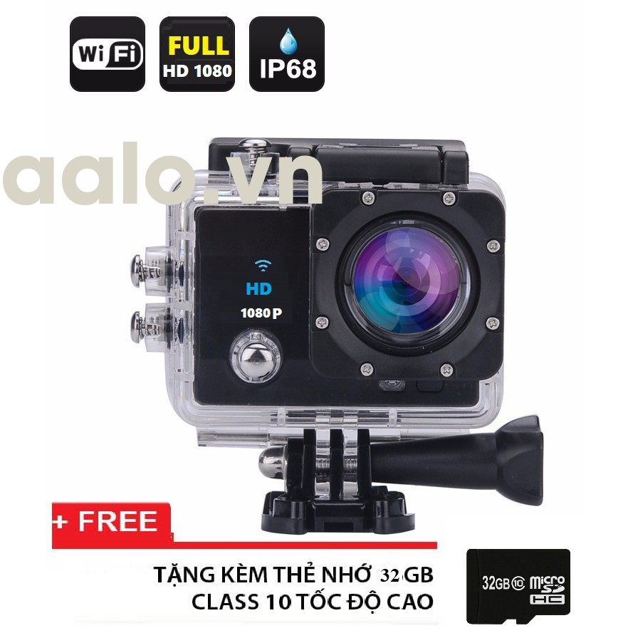 Camera Hành Trình Thể Thao Full 1080HD Camera Sport A9 ( tặng kèm thẻ nhớ 32GB) - aalo.vn