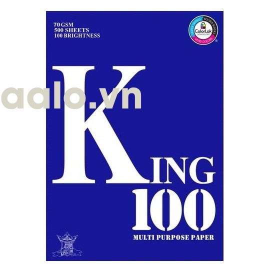 GIẤY A4 KING 100 70GSM - AALO.VN