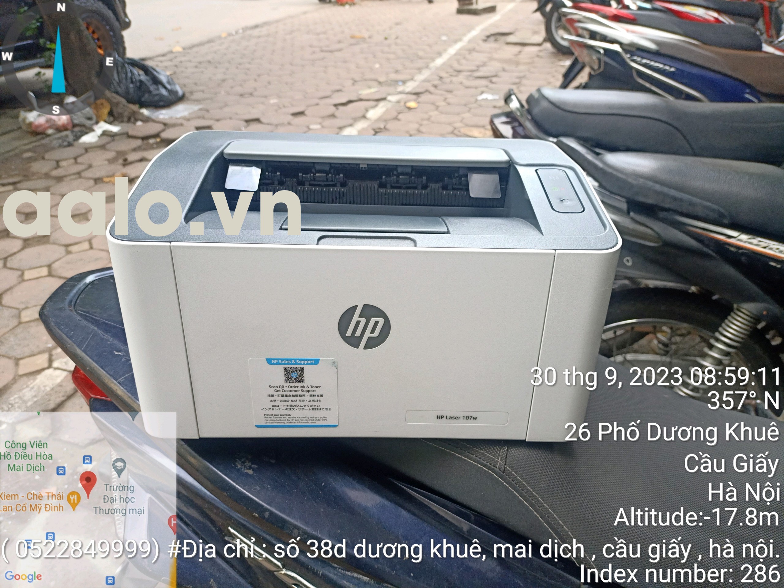 Máy in laser trắng đen đơn năng HP 107w Wifi máy đã qua sử dụng còn 80% bảo hành 3 tháng