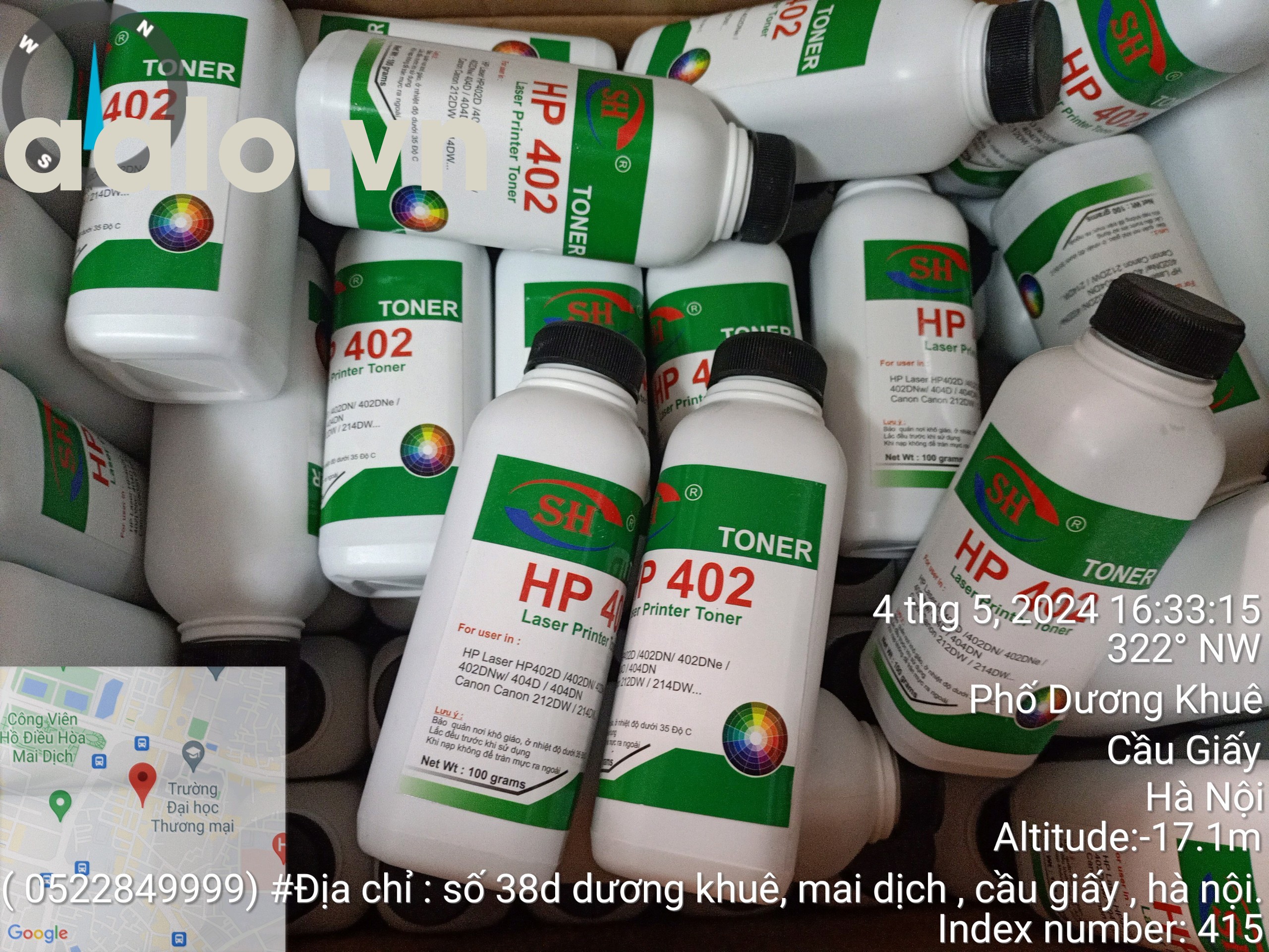 Mực đổ HP M402d/ 402dn/ 404dn/ 404dw/ MF426fdw/ 428fdw -aalo.vn